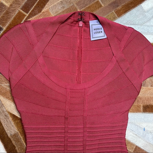 Herve Leger Bailey Bandage Dress - Picture 3 of 5